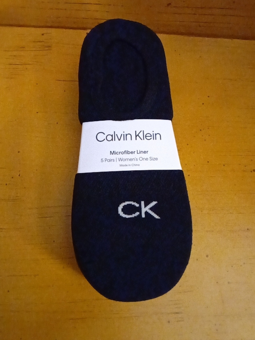 Calvin Klein Women's Microfiber Liner Socks - Black